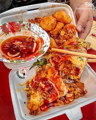 Bánh Tráng Cuốn Trộn Dì Đường banh trang cuon tron di duong